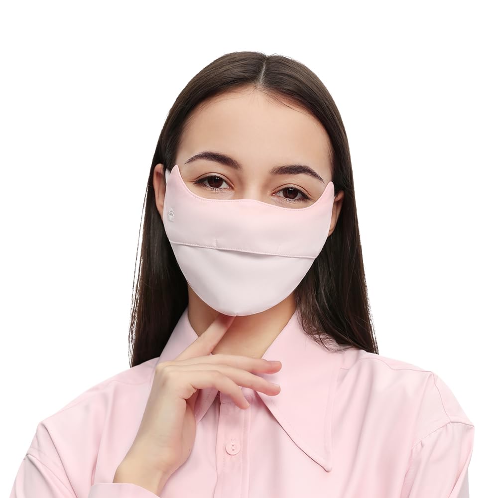 OhSunnyUV Face Cover UPF 50+ Women Breathable Face Covering Protection Sunscreen Mask SLN3M072