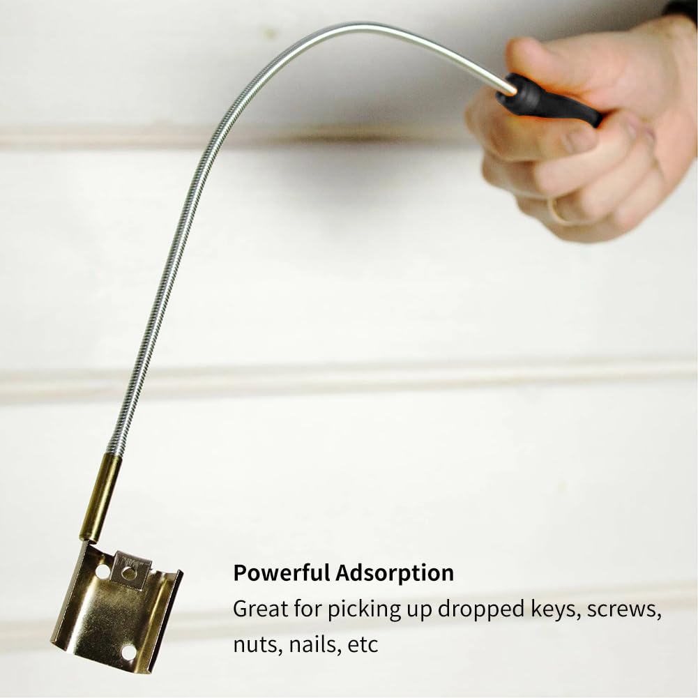 Asta Magnetica Lunga 59cm - Magnete Forte E Flessibile Per Recupero Viti E Dadi - Foto 5