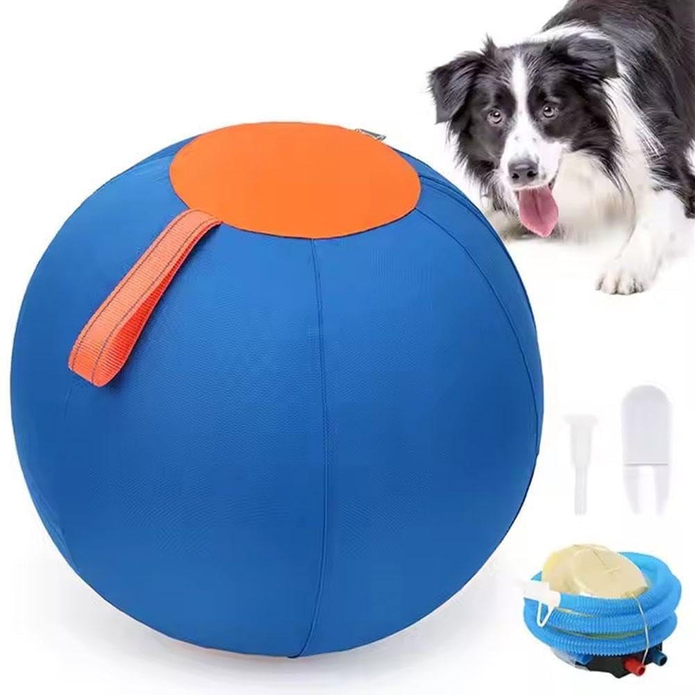 EREYTJ Dog Giant Ball,Giant Herding Ball for Dogs,Durable Inflatable Large Dog Balls for Outdoor Exercise and Mental Stimulation,Interactive Toy for Border Collies and High Energy Pets (55CM)