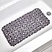 iDesign Pebblz Suction Non-Slip Bath Mat for Shower, Bathtub, Stall, 26