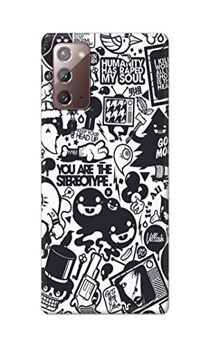 Image of Printed Hard Back Cover Case for Samsung Galaxy Note 20 4G | Note 20 5G Back Cover (Mixed Cartoon) -1302
