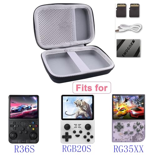 WERJIA Hard Carrying Case Compatible with RG35XX Plus/R36S/RGB20S/RG35XX Handheld Retro Game - Image 5