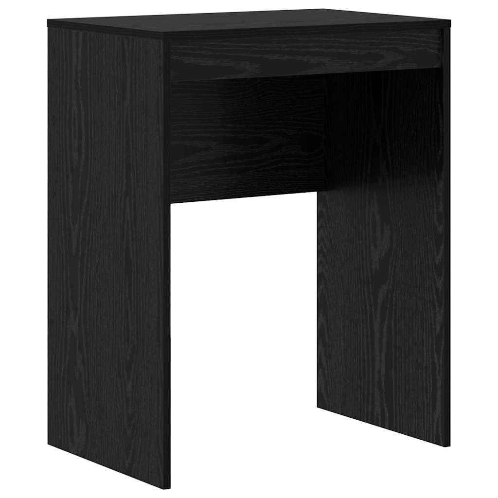 vidaXL Desk Other Black oak 60 x 40 x 76 cm, Living Room, Rectangular, Modern, Durable, Ample Storage, Compact Desk, Writing, Student, Functional