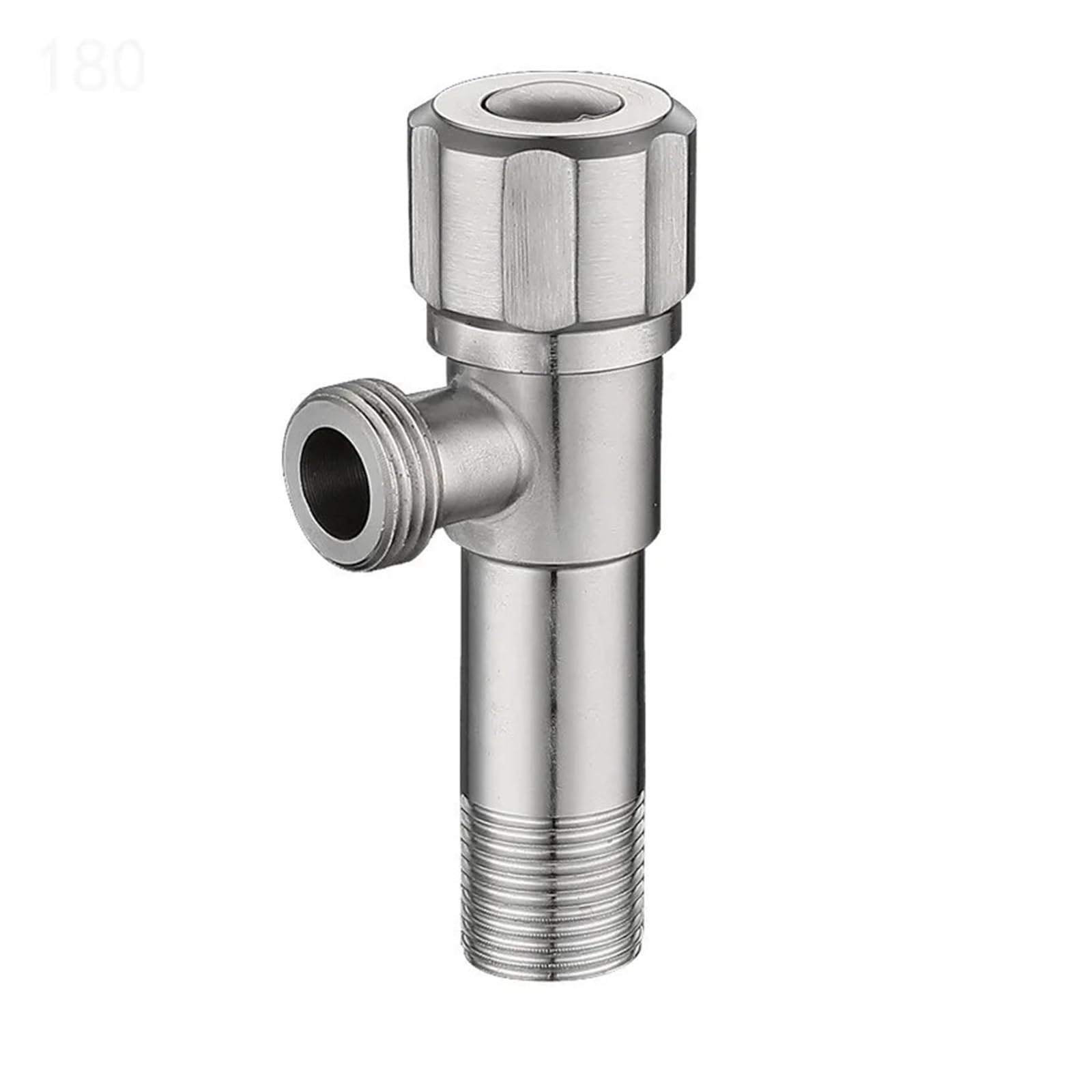 Zawór rozdzielczy, zawór hydrauliczny ze stali nierdzewnej 304, zawór kątowy prysznicowy, krany ścienne, zawory rozdzielcze do odcinania wody do akcesoriów łazienkowych (kolor: E)(A)