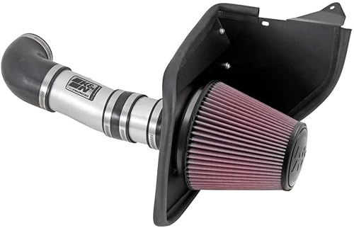 K&N Kit de admisión de aire frío: aumenta la aceleración y el crecimiento del motor, garantizado para aumentar los caballos de fuerza hasta 12 HP: