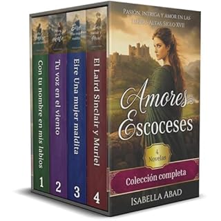 AMORES ESCOCESES. Colección completa. 4 Novelas. Audiolibro Por Isabella Abad arte de portada