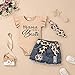 CETEPY Baby Girl Clothes 0-3 Months Newborn Romper Ruffle Sleeve Short Jeans Skirt with Headband Infant Outfits Set Sunflower Leopard 0-3 Months