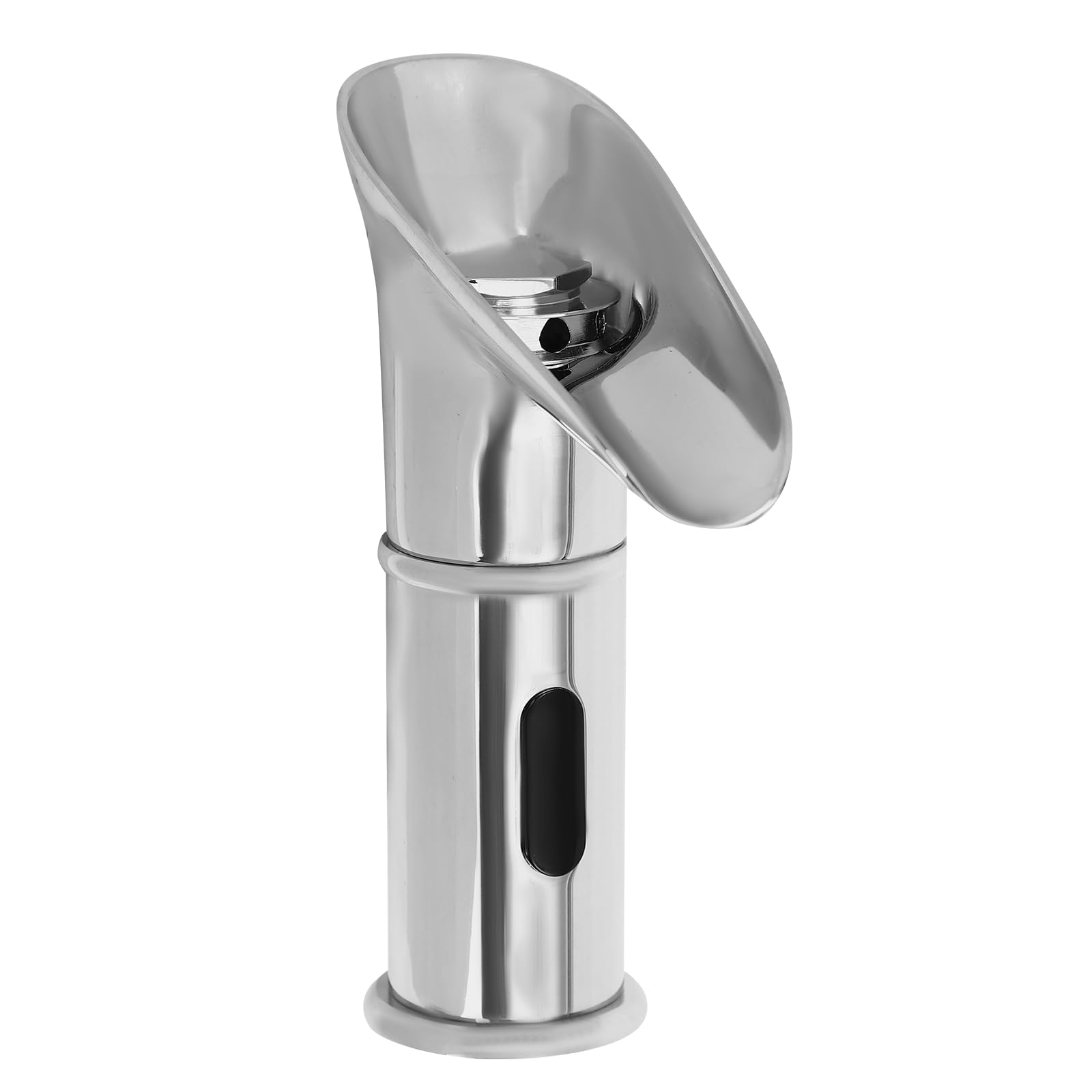 Rubinetto a infrarossi con sensore a infrarossi, sensore automatico, rubinetto con sensore a infrarossi, miscelatore a cascata rubinetto automatico (argento)
