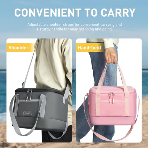 Tourit TR2103080AN176-DS-FUS 12L Carry Out Soft Cooler Insulated Travel Bag Lunch Cooler thumb #5