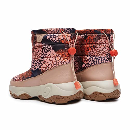 UIN Women's Snow Boots Walking Casual Comfortable Art Painted Travel Hiking Shoes4