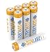 SunLabz AAA Rechargeable Batteries, Ultra-Efficient NiCD, 8 Pack