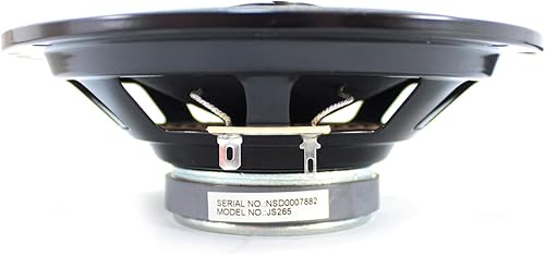 Miniatura 4 de Jensen JS265 JS-Series 6.5" Altavoz de coche de 2 vías (par), manejo de potencia máxima de 100 vatios, rango de potencia RMS de 50 vatios, altavoz
