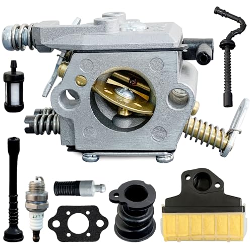 Ruixing OEM MS250 Carburetor for Stihl 021 023 025 MS210 MS230 MS250 Chainsaw Carb with 1123 160 1650 Air Filter Fuel Line Tune Up Kit Replace 1123 120 0605 Walbro WT286
