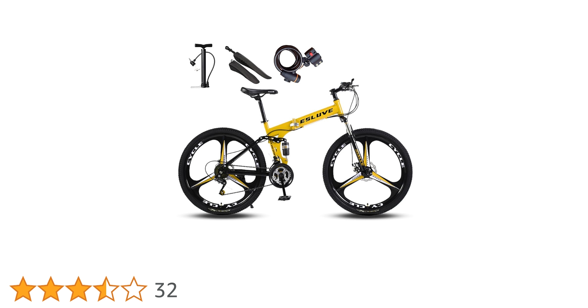 Esluve♡マウンテンバイク折りたたみ　★新品未使用★ Esluve♡マウンテンバイク折りたたみ ☆新品未使用☆ 楽天市場