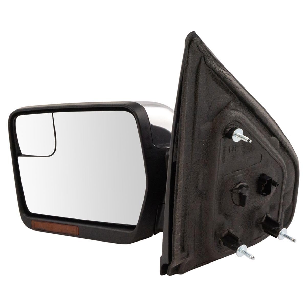 Amazon.com: Tbzieoc 1pc Left Driver Side Chrome Black Power Heated  