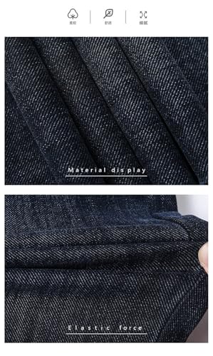 Jeans Pants Trouser Denim Spring and Autumn Men's Stretch Slimming Small Classic Light Business Color Cotton Long3