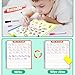 HOQEEWIPE Preschool Learning Activities - 60 Reusable Cards, Pre-K Kindergarten Workbook, Autism Supplies Montessori Educational Game, Sight Words & Handwriting Practice Book for Kids Ages 3 4 5 6