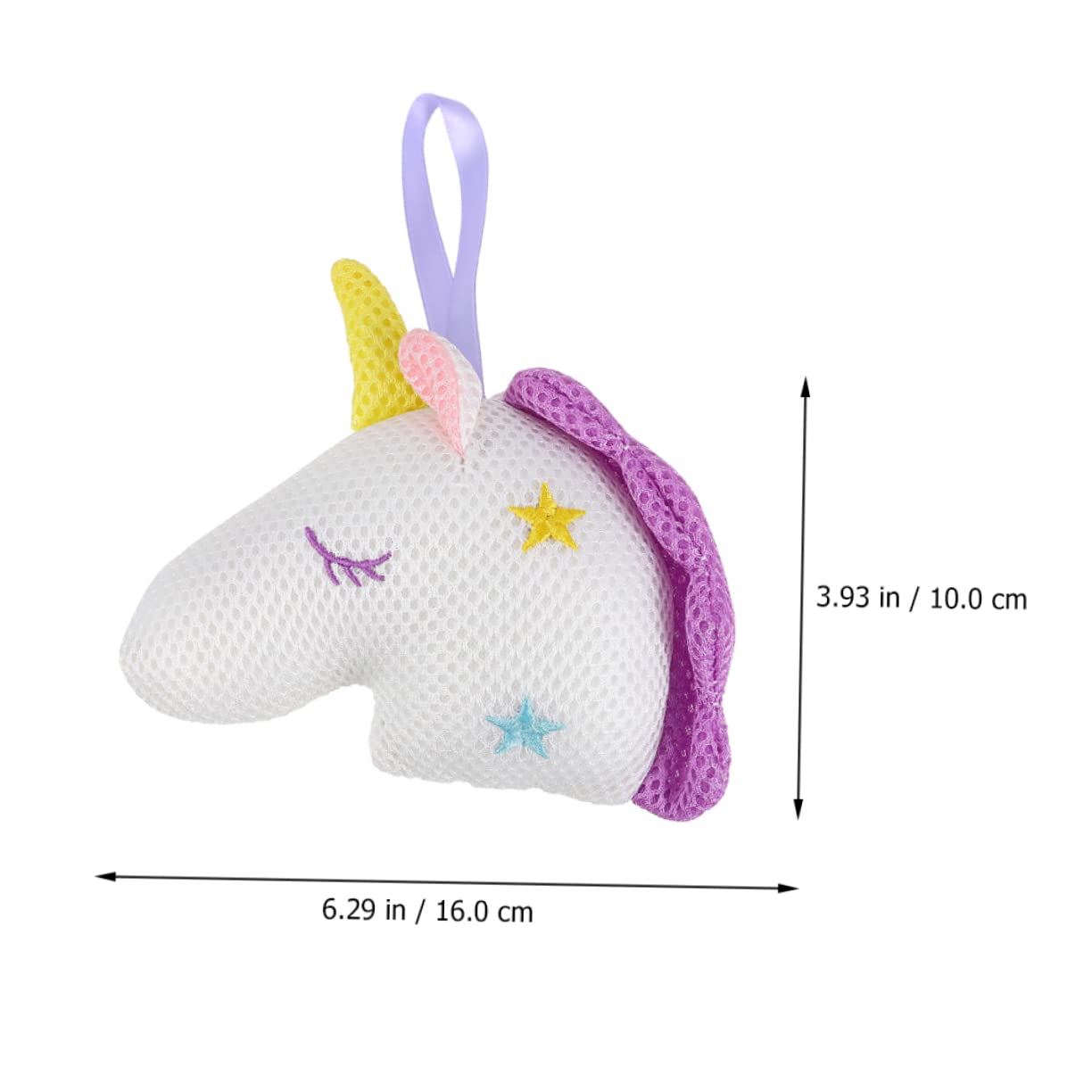 Beavorty 6piezas Esponjas De Baño De Unicornio Exfoliantes y Divertidos Bolas De Para Adultos y Diseño Adorable Fuerte y Perfectos Para Higiene Diaria