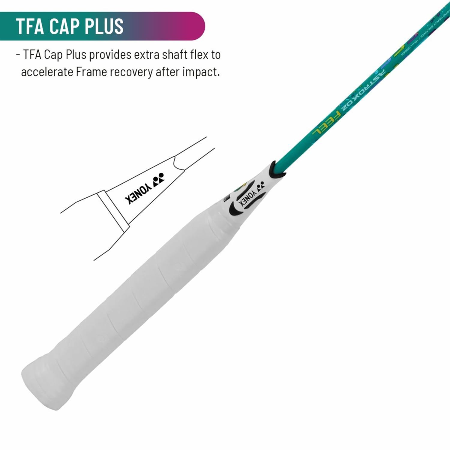 Amazon.com : Yonex Astrox 02 Feel Strung Badminton Racquet