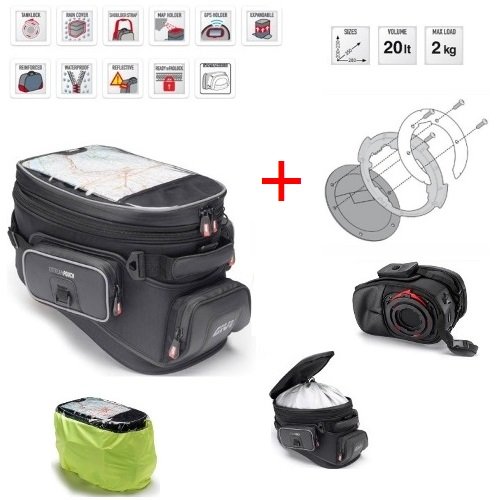 Borsa zaino per serbatoio moto tanklock 20lt givi