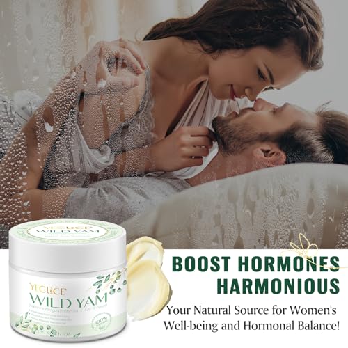 Image of Xaarty Wild Yam Cream for Hormone Balance, Natural Skincare Products, Alleviate Menstrual Discomfort, Rich In Vitamins, Nourish The Skin, Alleviate Menopause-Related Issues In Women, 3.17 Oz