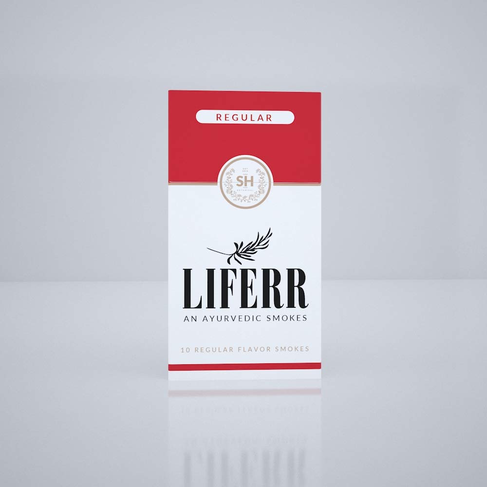 life cigarettes Buy LIFERR - An Ayurvedic Smokes | Certified 100% Tobacco Free | Regular -  Combo of 10 Packs Online at Low Prices in India