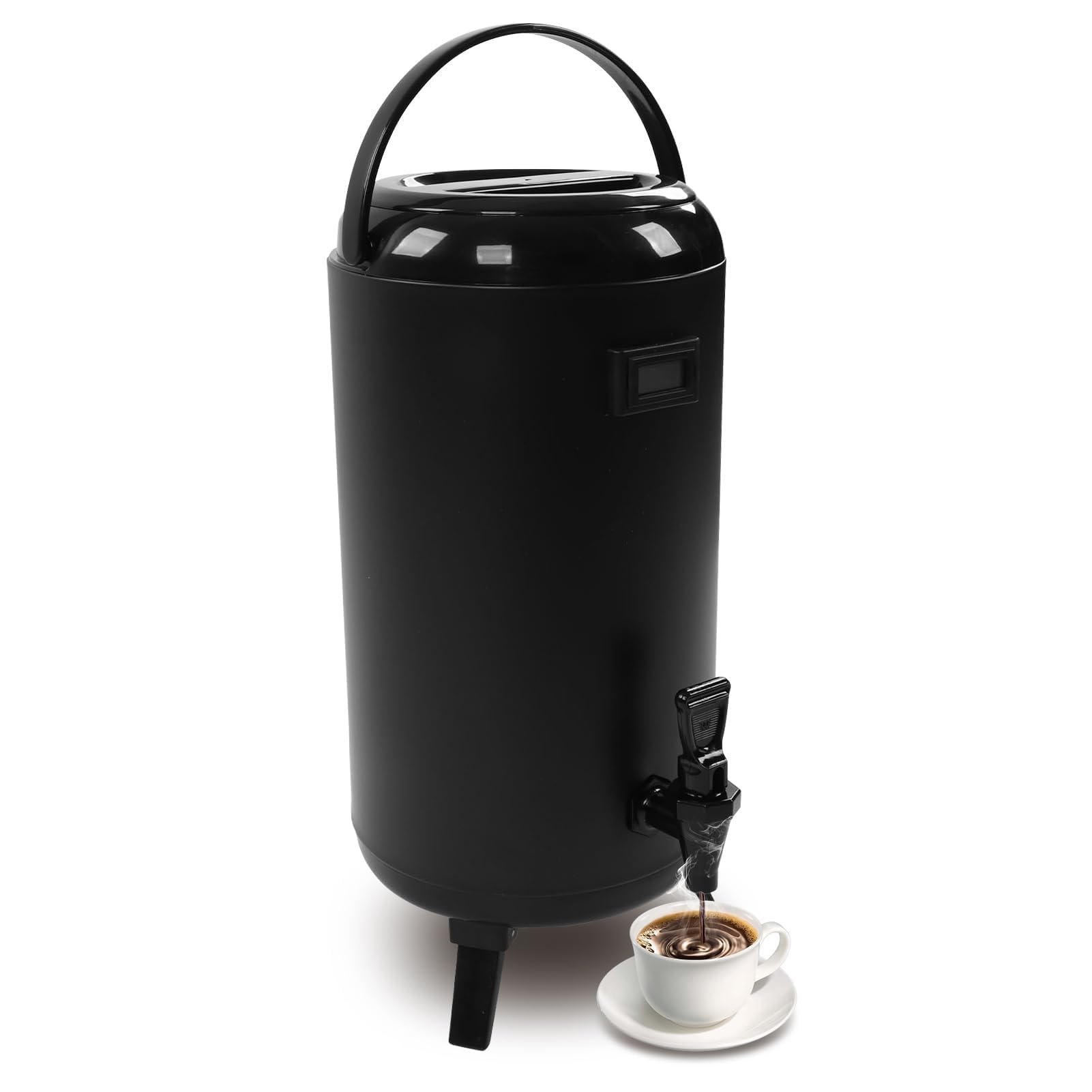 Distributore di Bevande Isolato in Acciaio Inossidabile 12 L, Distributore Termico Isolato con Indicatore della Temperatura per caffè Caldo, tè e Altre Bevande Calde per la