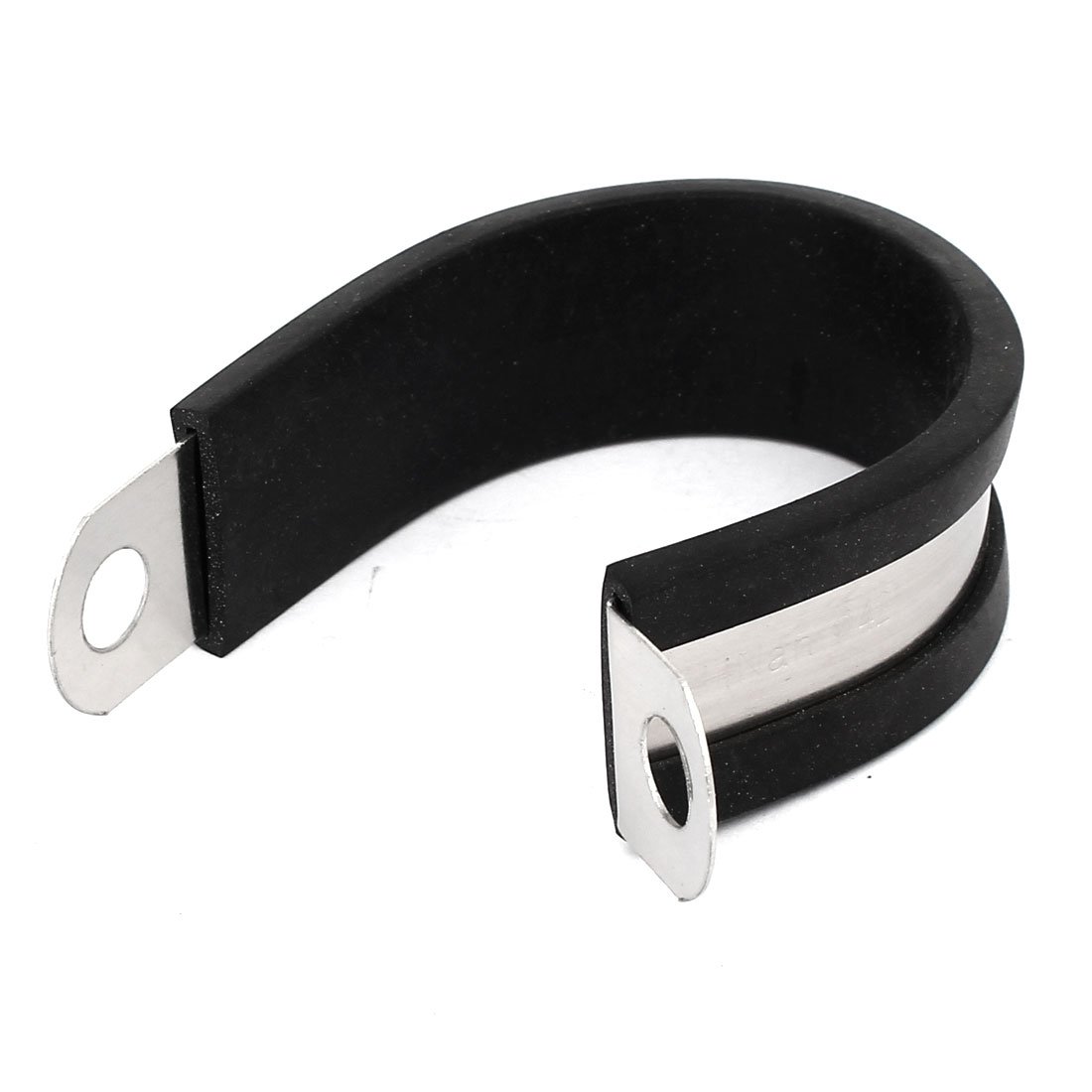 Aexit 42mm Dia Clamps EPDM Rubber Lined P Clip Water Pipe Tube Hose Strap Clamps Clamp Holder