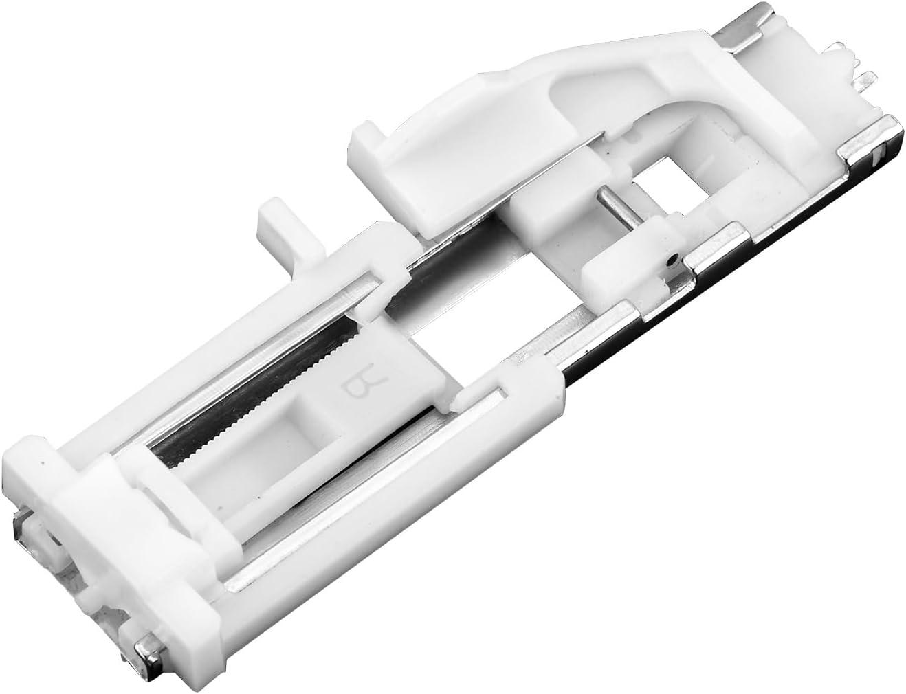 Buttonhole Presser Foot, Pressure Foot for Sewing Machine Compatible with Singer Brother Janome Juki Babylock Elna Kenmore White Necchi Simplicity Riccar Toyota 753801004(White)