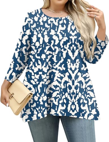 LOMON Plus Size Tops And Blouses Business Casual Outfits for