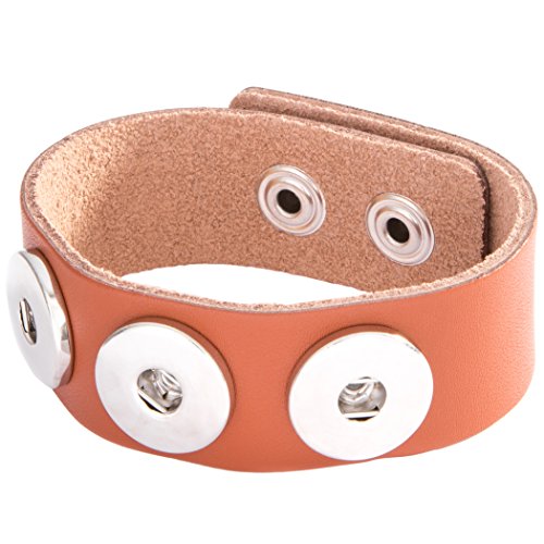 Preisvergleich Produktbild Berydale Damen-Armband Leder 24 cm, braun - BD221-130
