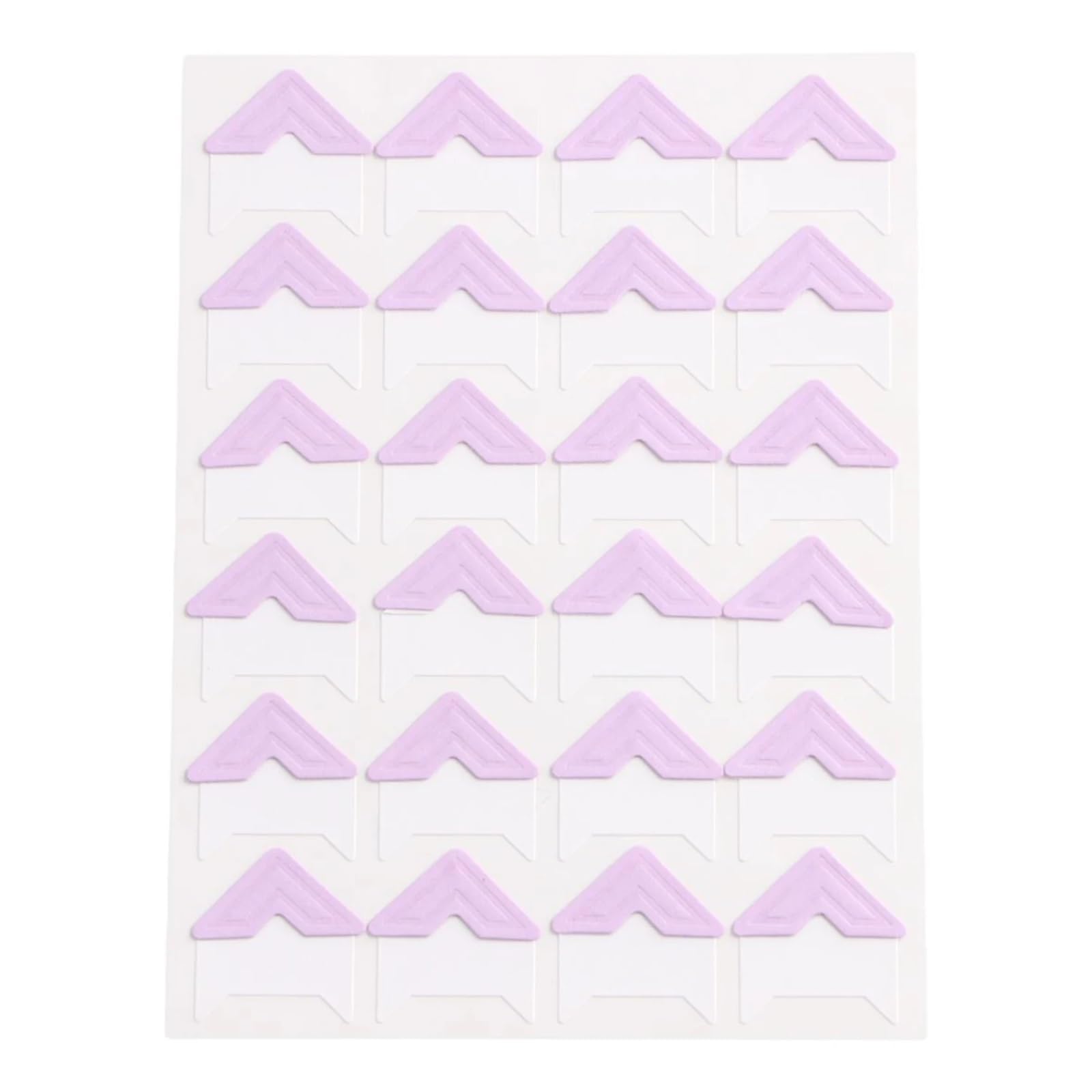 Gwyzax Self Adhesive Photo Corners 10Sheets Photo Albums Corner Sticker Vintage Kraft Paper Stickers Scrapbooking DIY Decoration(PURPLE)