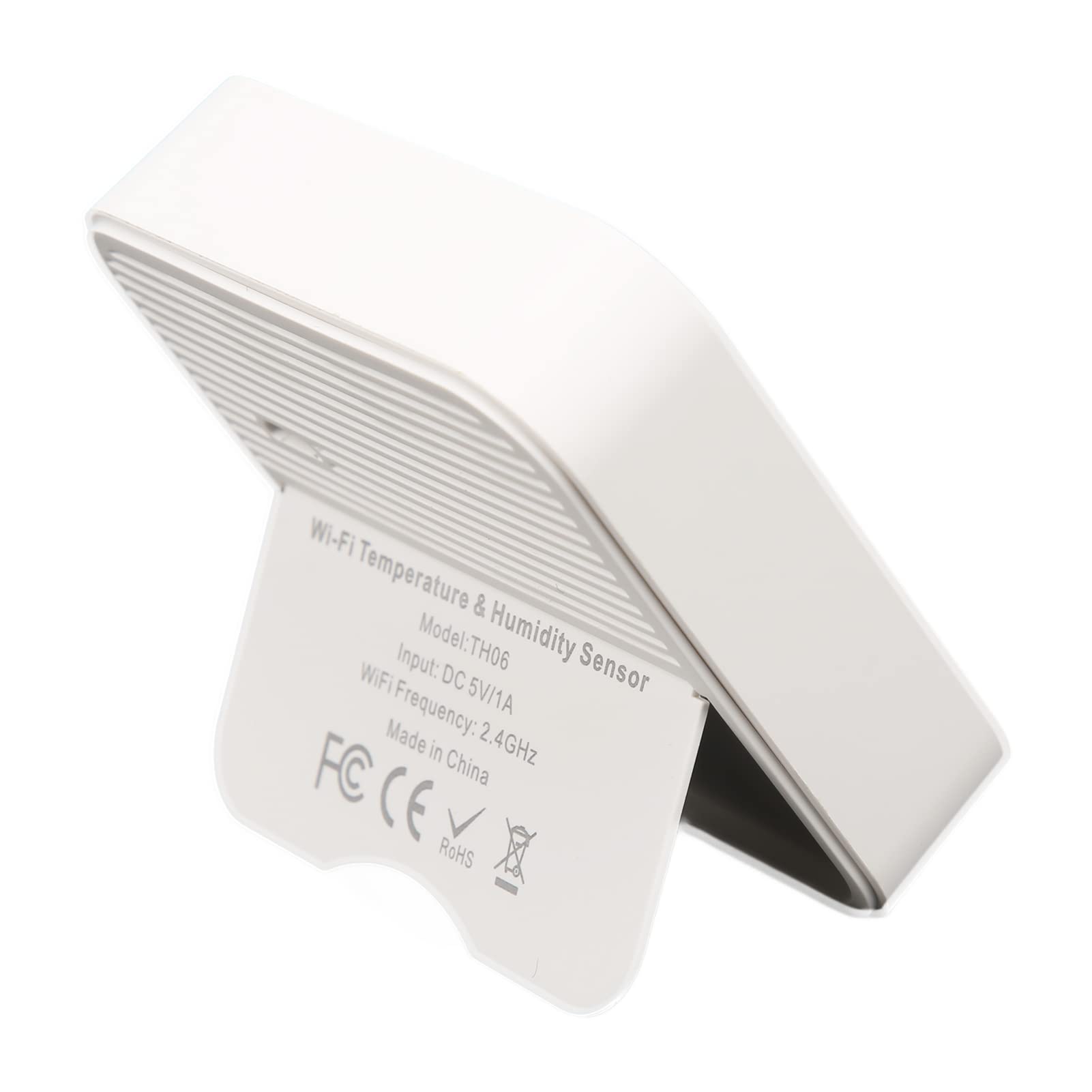 TH06 Capteur D'hygromètre Thermomètre Intelligent WIFI, Alimentation USB, Surveillance en Temps Réel, Précision, Matériau ABS, Facile à Utiliser, pour L'intérieur