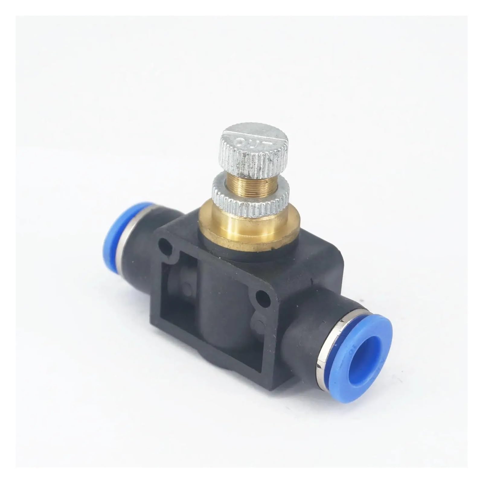 Raccord rapide pneumatique 10mm pour stopper les pertes de pression et régler le débit