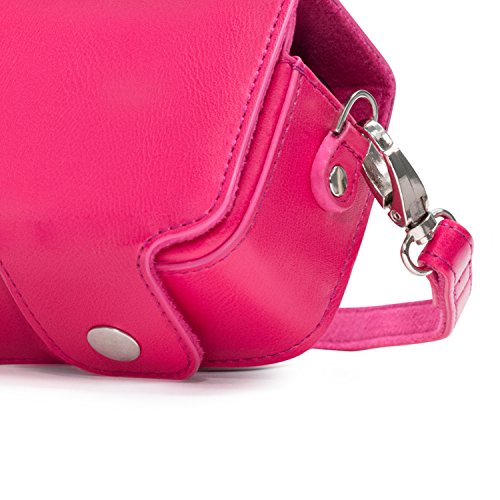 Funda de cuero para cámara MegaGear MG1210 Hot Pink miniatura 6