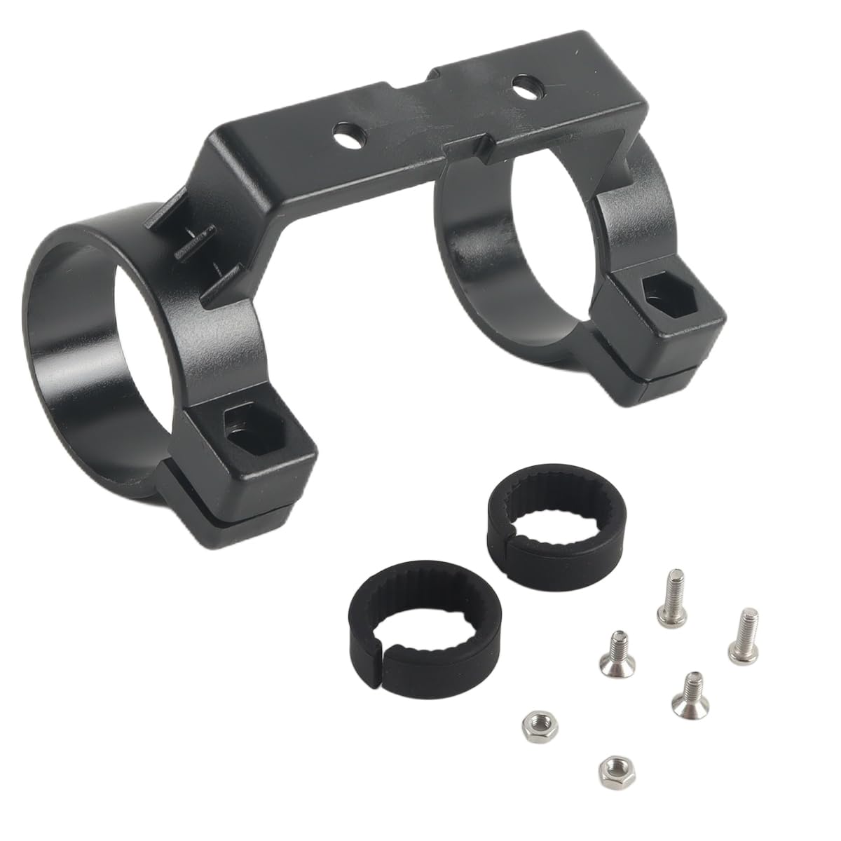Teron Electric Bike LCD Display Holder, Universal Plastic Bike LCD Instrument Bracket with Screws Nuts for LCD3 LCD3U LCD8H