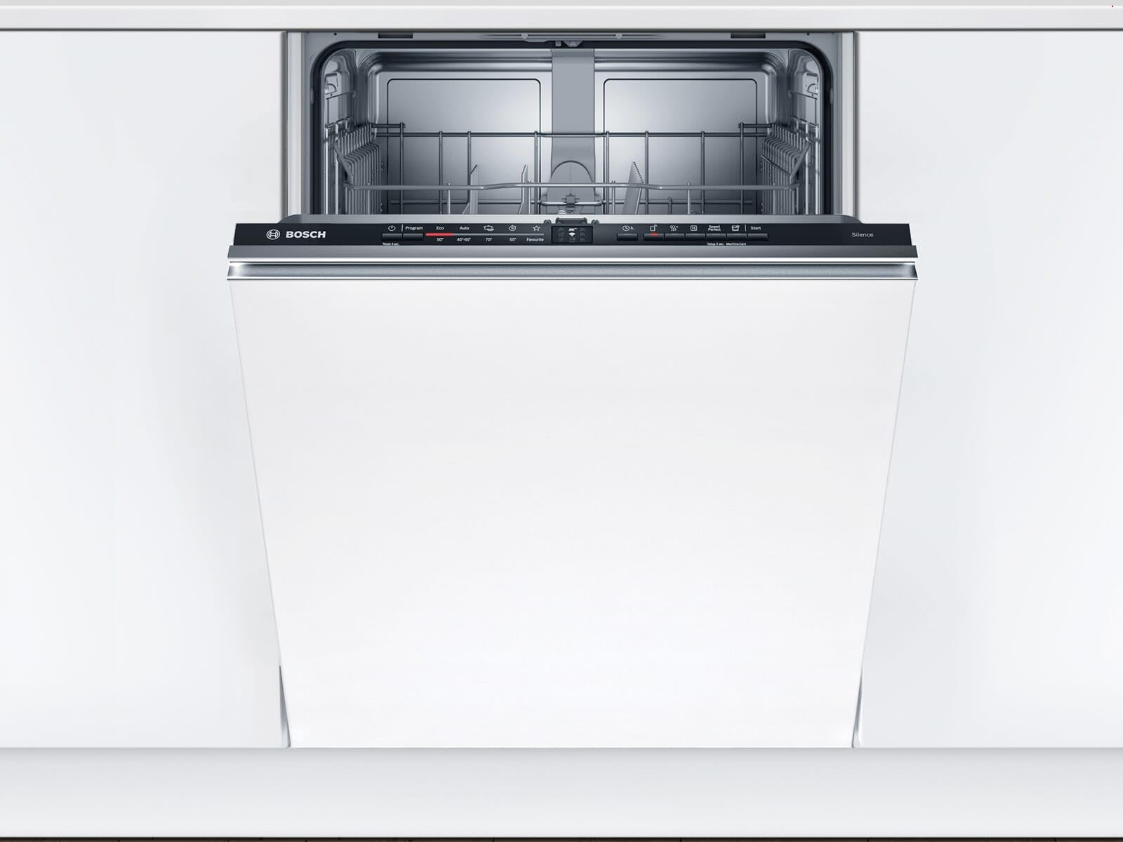 Bosch SBV2ITX22E Serie 2 XXL-Geschirrspüler Vollintegriert 60 cm, 92,5 cm Nischenhöhe, 92 kWh pro 100 Zyklen, 12 MGD, SuperSilence, InfoLight, ExtraTrocknen, Home Connect