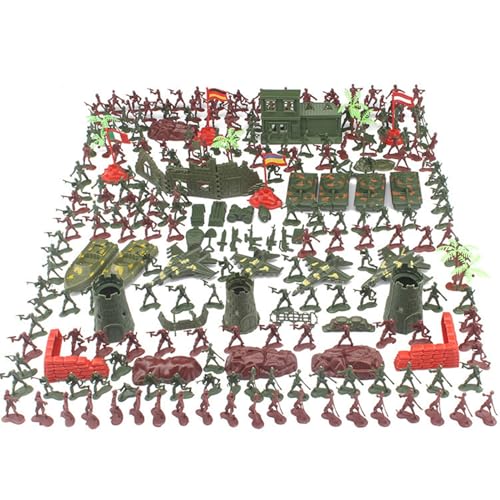 Bagiaope Ensemble de Jeu Militaire de 100/290/519pcs | Figurine Soldats et Accessoires de Combat | Militaires et Accessoires d'Équipement d'Arme pour Combat Militaires...