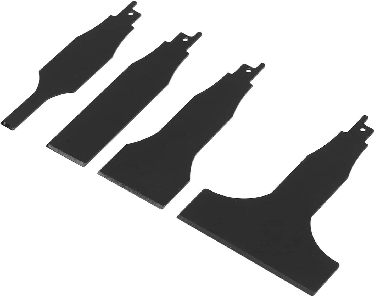 Reciprocating Saw Scraper, 4 Pcs Scraping Tool Attachment for Reciprocating Saws, Tile Cleaning