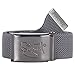 Produktbild 2Stoned Gürtel Stoffgürtel Dark Grey, matte Schnalle Classic, 4 cm breit, Koppelgürtel für Damen und Herren