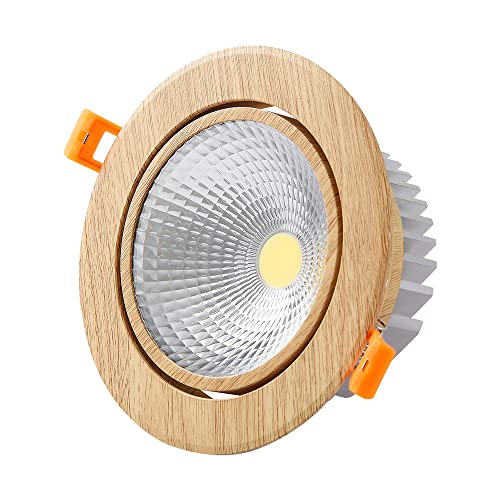 Siet Projecteur LED encastré luminaire Rond monté au Plafond, Lampe d'appoint encastrée au Plafond, éclairage d'image de la galerie et Mini projecteurs directionnels