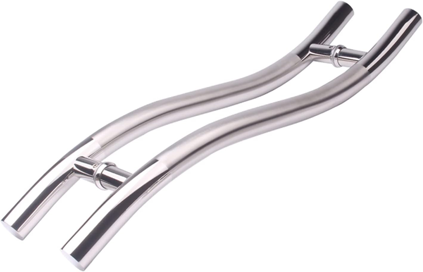 Maniglia per porte in vetro push and pull per cabine doccia da cucina for hotel da ufficio Manopola per porte da bagno con barra di sostegno dello schermo (dimensioni : 200mm)