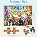 4-Pack 100 Piece Puzzles for Kids Ages 6-8 8-10 Year Old Large Piece Puzzles for Seniors 100 Pieces Jigsaw Puzzles for Kids Ages 4-6, Learning Educational Toys for Boys and Girls- Dogs Kittens Donuts