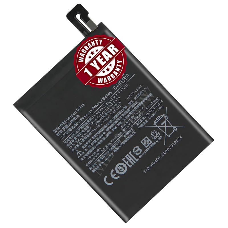 Image of Original BN48 Battery Compatible for Xiaomi Redmi Note 6 Pro - (4000mAh) - 1 Year Warranty JK1