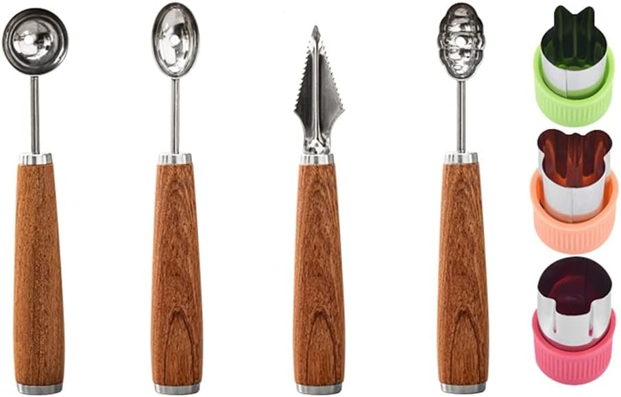 304 Stainless Steel Ball Digger Fruit Segmentation Carving Ice Cream Scoop