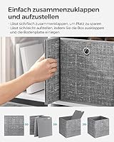 SONGMICS Aufbewahrungsbox, 6er Set, Faltbox, 33 x 33 x 33 cm – Ansicht 8