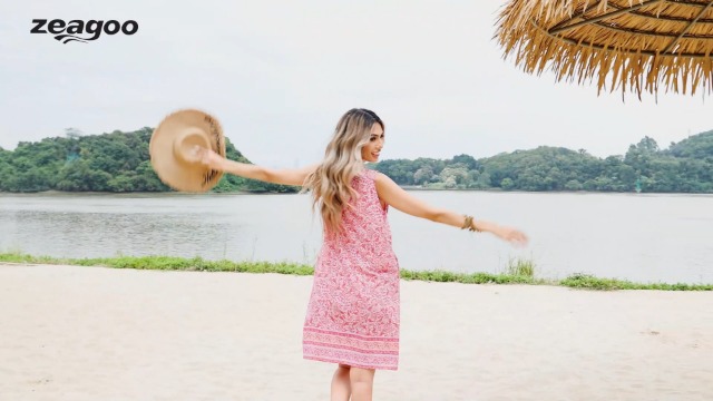 Zeagoo Abo Estivo da Donna Casual Senza Maniche Corto | FindTheDeal