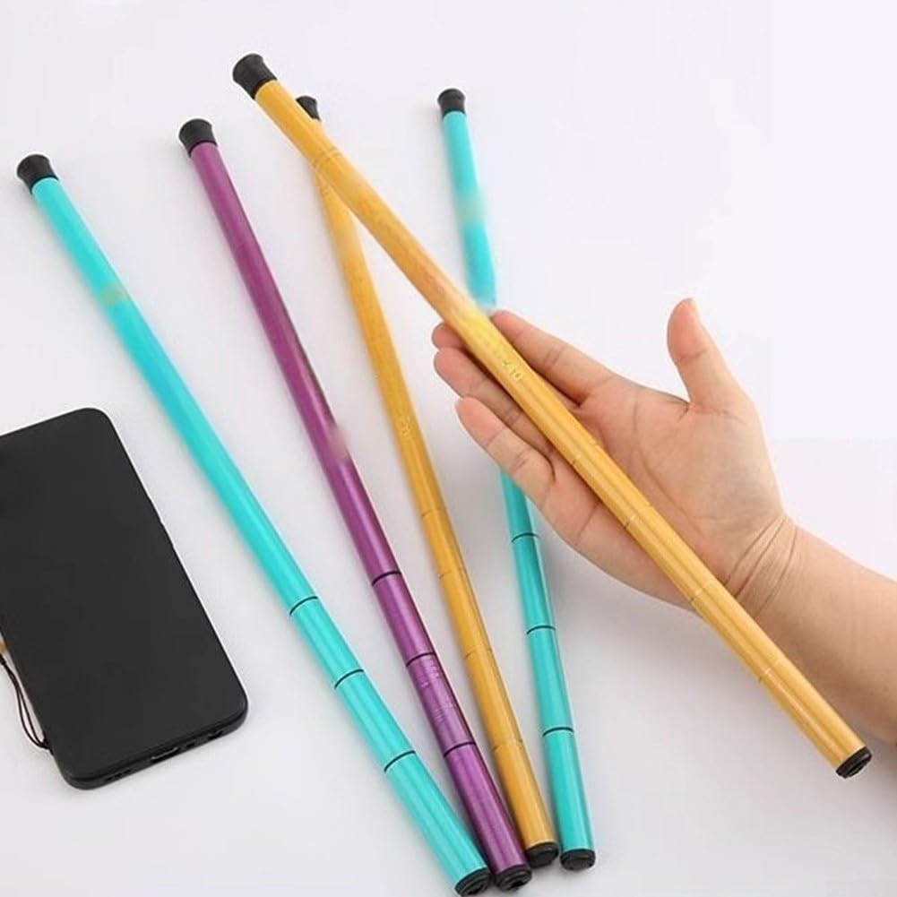 Caña de pescar telescópica de 40 cm, diseñada para la diversión familiar, material de fibra de vidrio para una gran experiencia de pesca