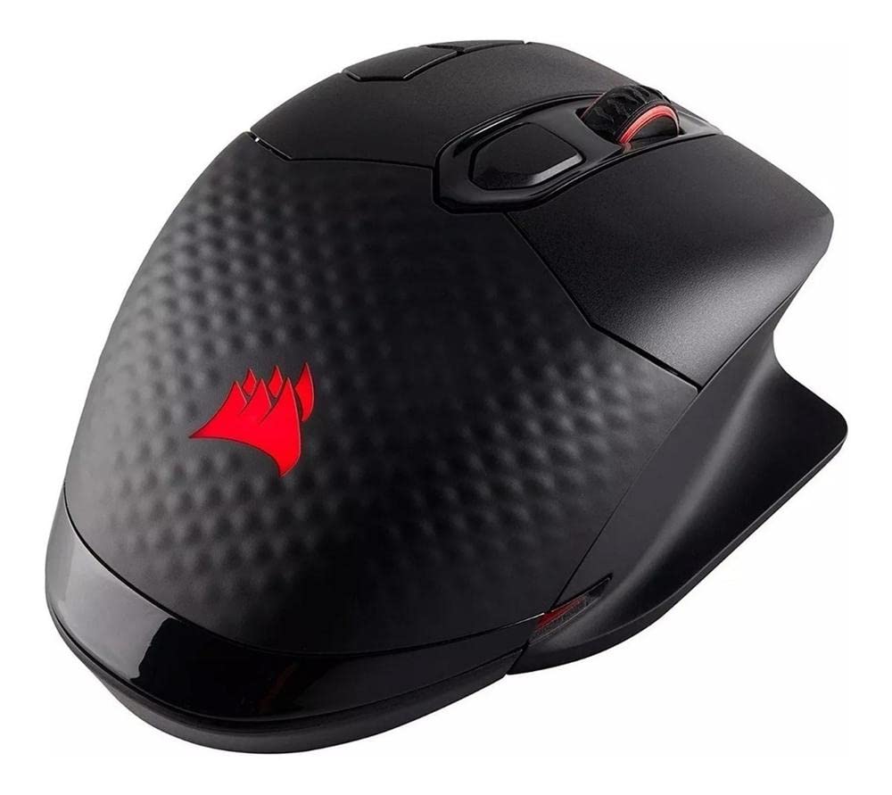 Dark Core Gaming Mouse Dpi Optical Sensor Comfortable & Ergonomic Play Wired Or Wireless Earplug, 5 cm, Black