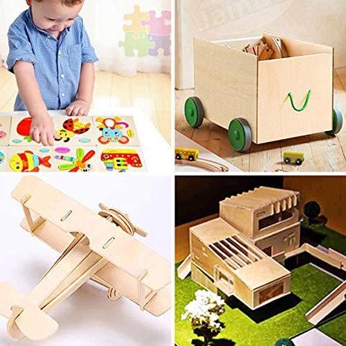 Wliang 50 Pcs Unfinished Wood Pieces, Natural Blank 4 X 4 Inch Wood Squares, Wooden Square Cutouts Tiles For Diy Crafts Painting, Coasters Engraving, Scrabble, Home Decorations #TOP6